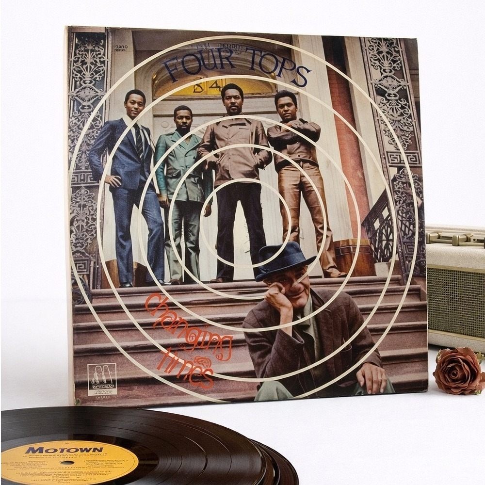 Four Tops Changing Times 1970 Motown Soul Vinyl LP Record MS721